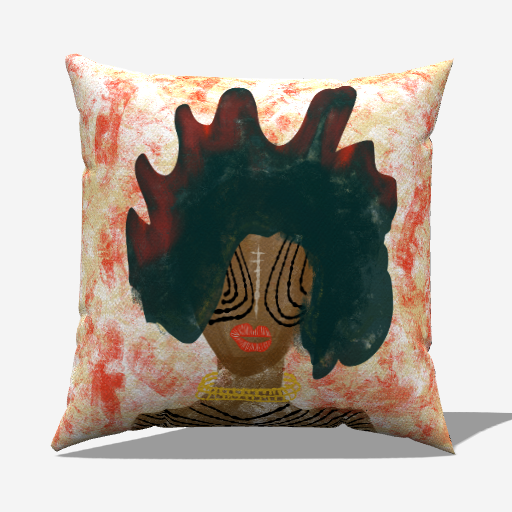 Faux Linen Pillow - Magick Woman