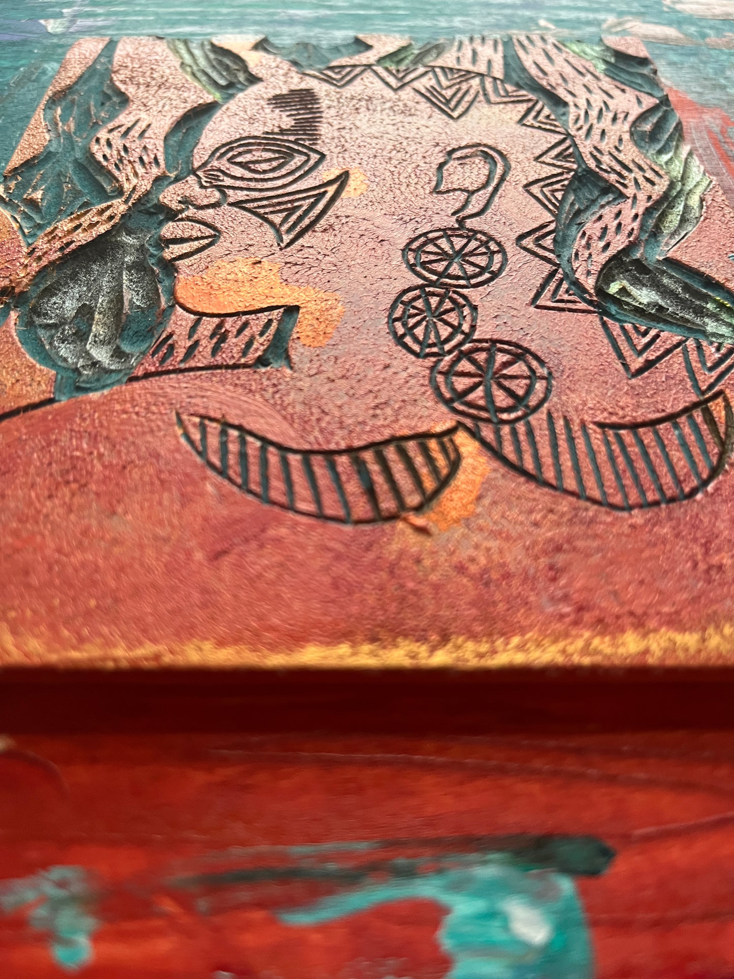 Carved Painting - “Yélé”