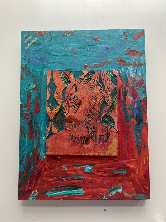 Carved Painting - “Yélé”